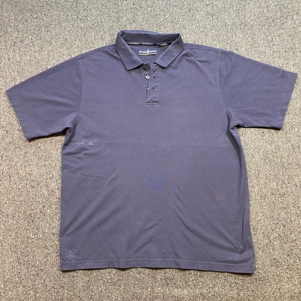 Arnold‎ Palmer Polo Sz XL Mens Blue Preppy CVS Caremark Corporate Golf TShirt